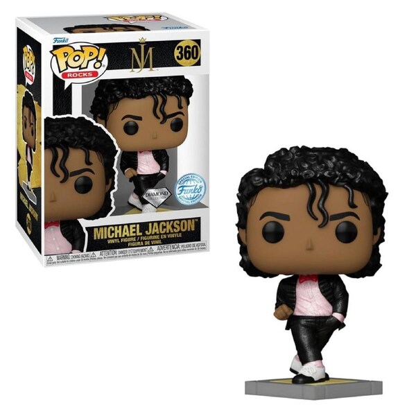 Michael Jackson Billie Jean Diamond Glitter Funko POP! Vinyl