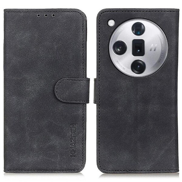 KHAZNEH For Oppo Find X7 5G Retro Phone Case Wallet Card Slots Leather Cover