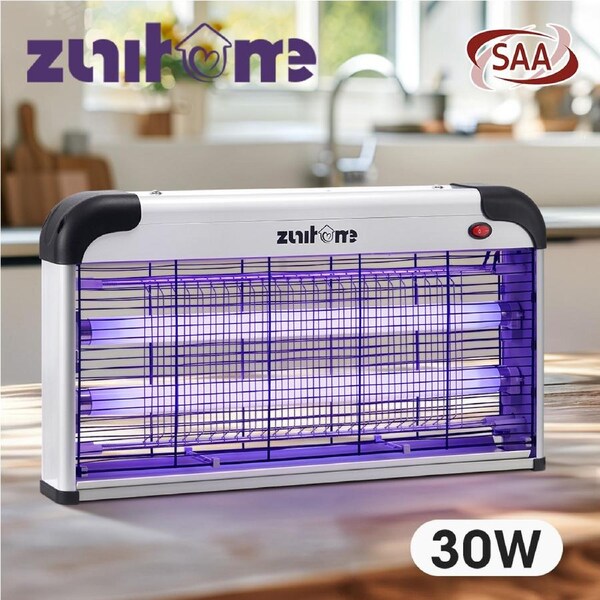 30W ZUNI Electric UV Mosquito Fly Insect Killer Bug Zapper Trap Light Lamp