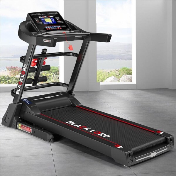 BLACK LORD Treadmill Electric Auto Incline Home Gym Exercise Machine 480MM