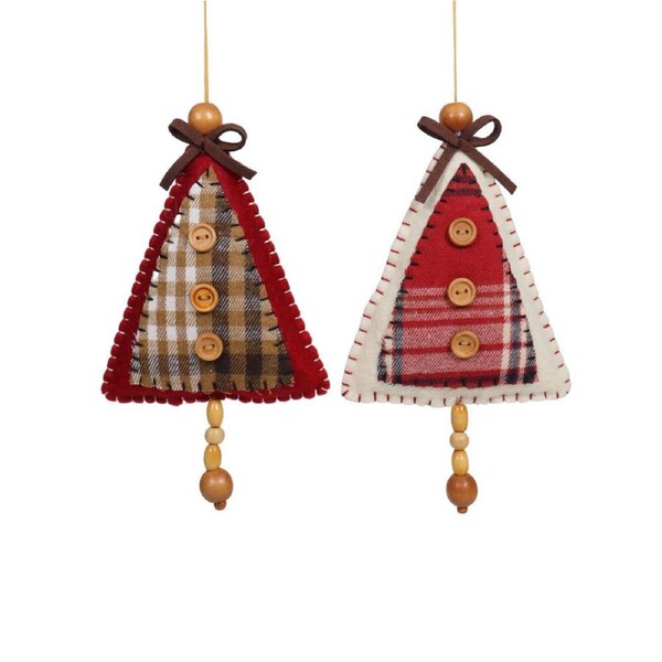 Tree Hanging 1pc 2A Red or Fawn 18cm