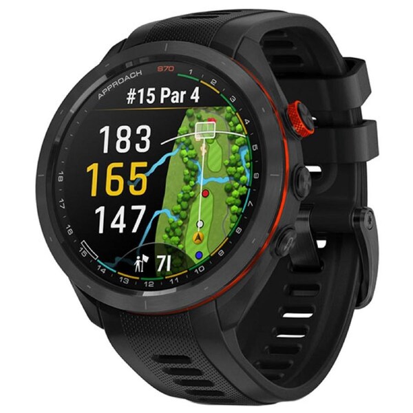 Garmin Approach S70 Golf Watch - Black 47mm