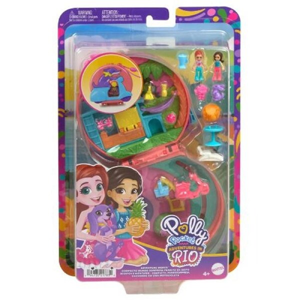 Polly Pocket Adventures in Rio Adventure Moped Compact