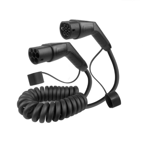 Laser EV Charging Cable 2.5m Type 2 - Fast 22kW 32Amp Charging - Durable, IP65 Rated - Safe for All EVs - Black