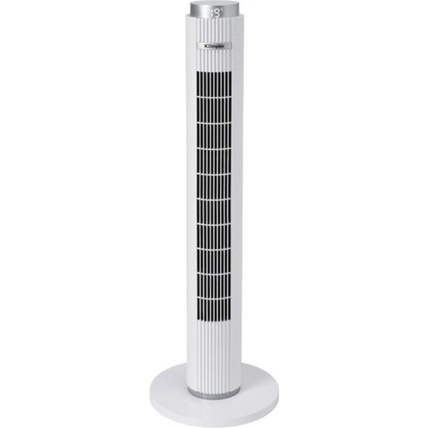 Dimplex 93cm Digital Tower Fan Home/Room Bedroom Fan w/ Night Light White