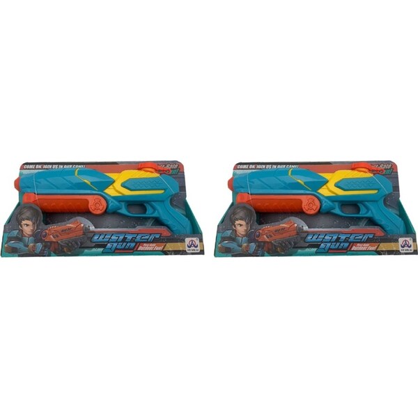 2x Regent 375ml Air Pressure Water Gun Kids/Children Outdoor Pool Beach Toy 3y+
