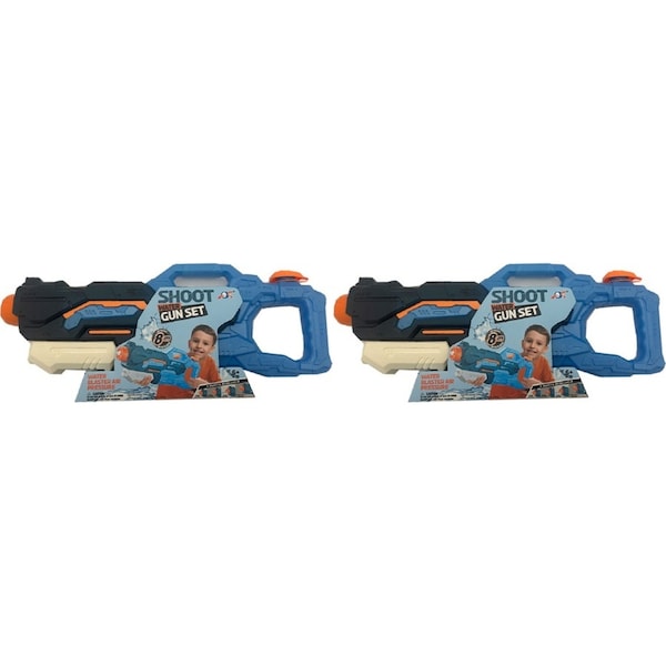 2x Regent 1000ml Air Pressure Water Gun Kids/Children Outdoor Pool Beach Toy 6y+