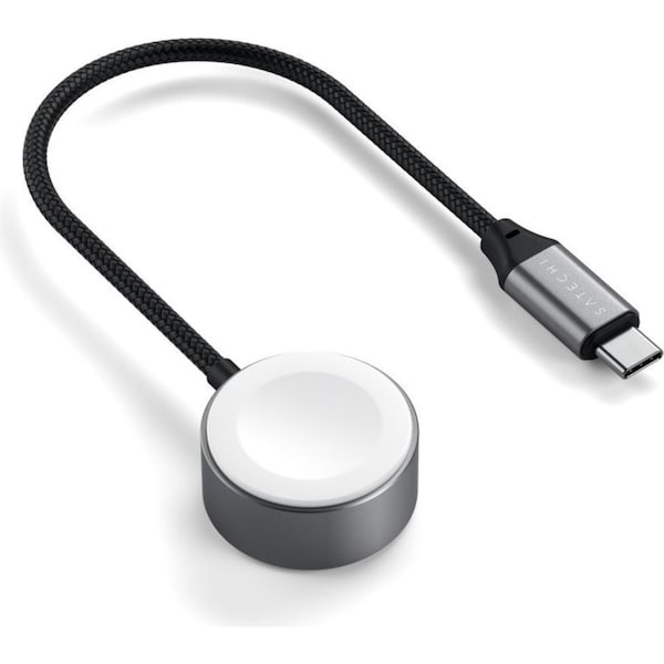 Satechi USB-C Fast Charging Cable For Apple Watch Ultra 2/Series 9 Space GRY