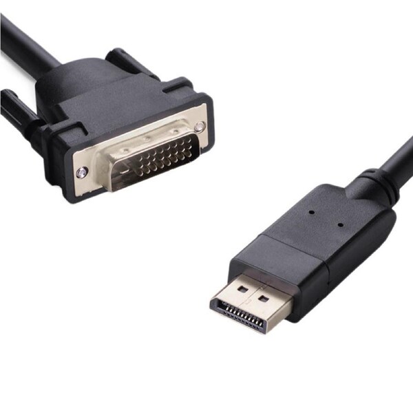 8Ware DisplayPort to DVI Male Cable Adapter-Converter For Laptop PC 2m Black