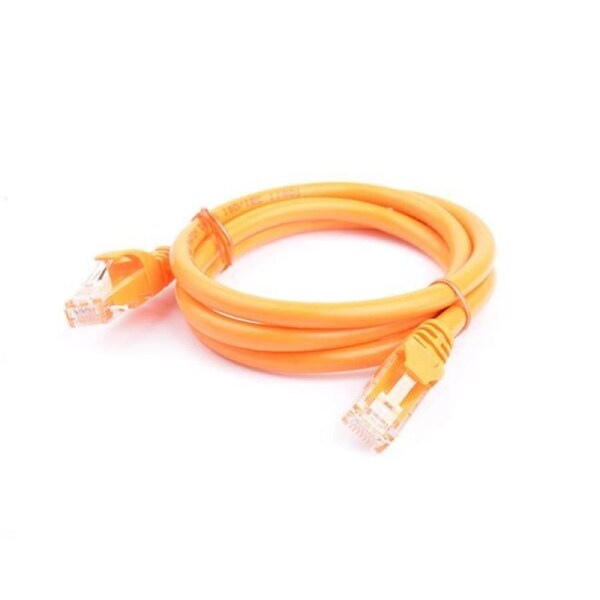 8Ware CAT6A Cable RJ45 Ethernet Network LAN UTP Patch Cord Snagless 1.5m Orange