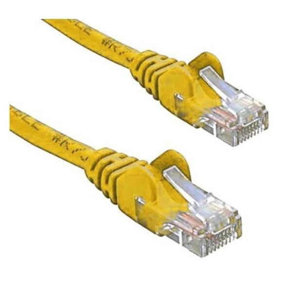 8ware CAT5e Cable 25cm 0.25m Yellow Premium RJ45 Ethernet Network 0.25m Yellow