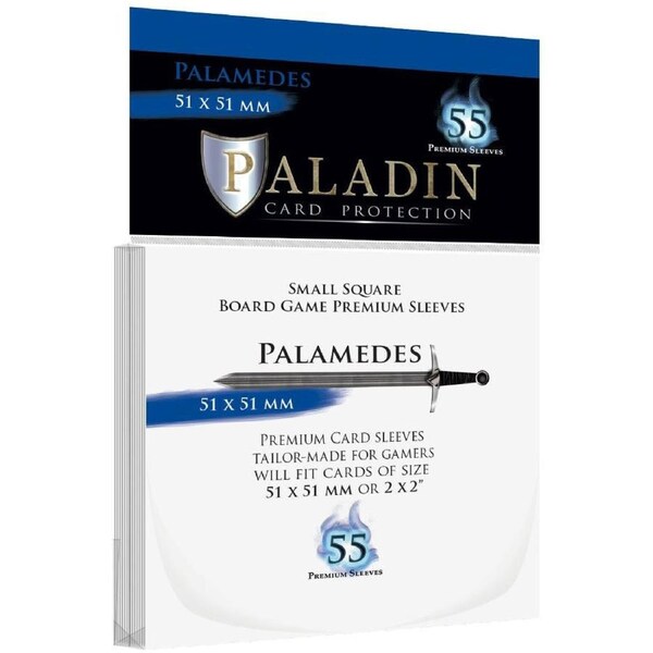 Paladin Premium Palamedes Clear Sleeves - (51 x 51 mm) (100 Sleeves Per Pack)
