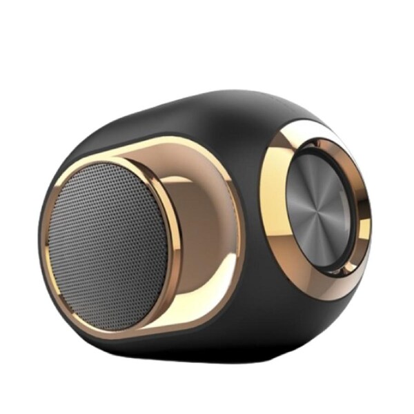 Bluetooth Speaker Player, Golden Egg Wireless Bluetooth Speaker-Black