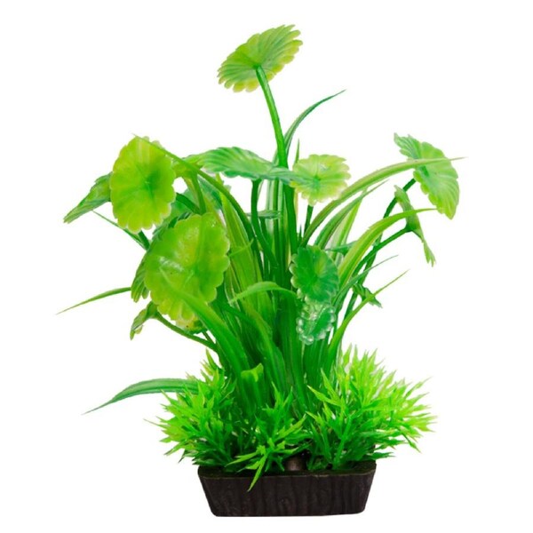 Aqua One Ecoscape Small Lotus Leaf/Lilaeopsis Green (28268)