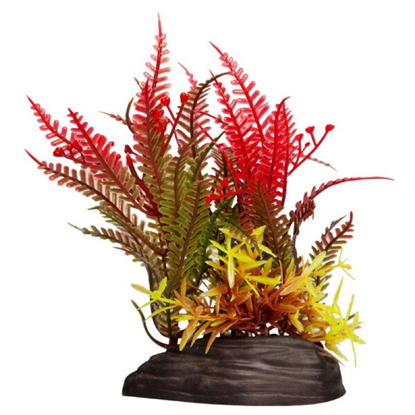 Aqua One Ecoscape Small Fern Green/Red (28253)