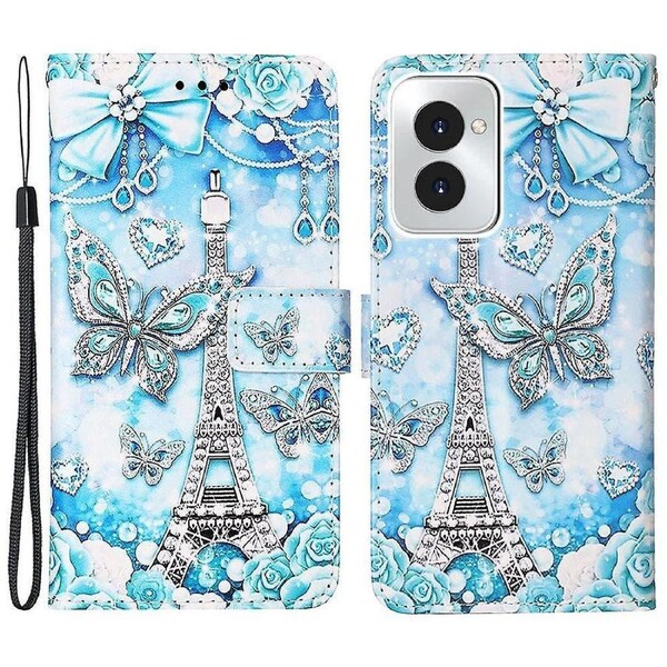 YB Pattern Printing Leather Series-4 for Motorola Moto G Power (2024) Phone Case with Wallet Stand