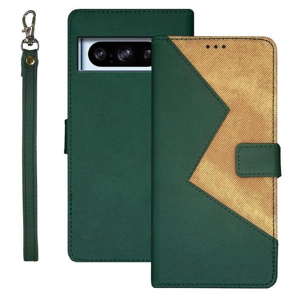 Dustproof Phone Cover For Google Pixel 8 Pro Case Card Slots Pu Leather Stand Phone Shell