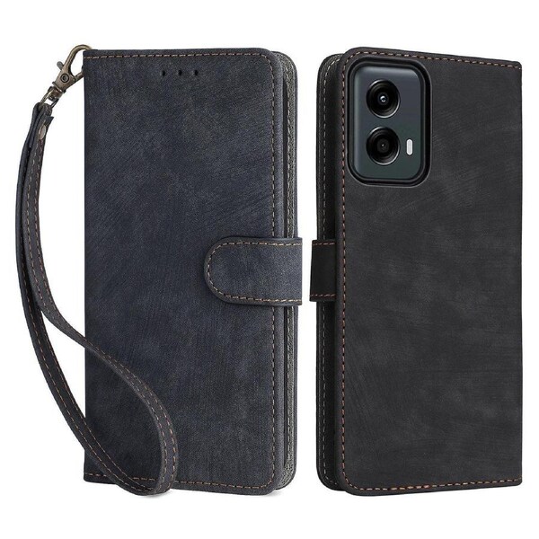 For Motorola Moto G 5G (2024) Case Full Protection RFID Blocking Leather Phone Cover