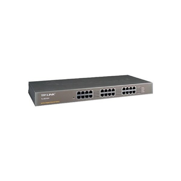 Tp-link 100-240VAC 24 Port Metal Rack Mount Unmanaged Gigabit Network Switch