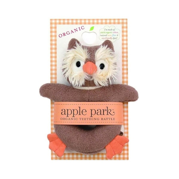 Owl Soft Rattle - Apple Park