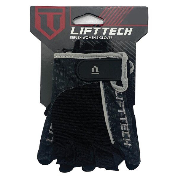 Lifttech Fitness Women's Half-Finger Reflex Weight Lifting Gym/Workout Gloves Small