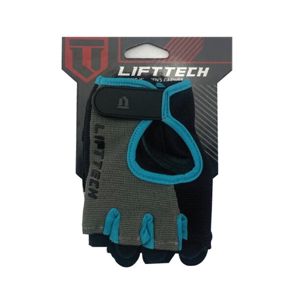 Lifttech Fitness Women's Half-Finger Classic Weight Lifting Gym/Workout Gloves Large