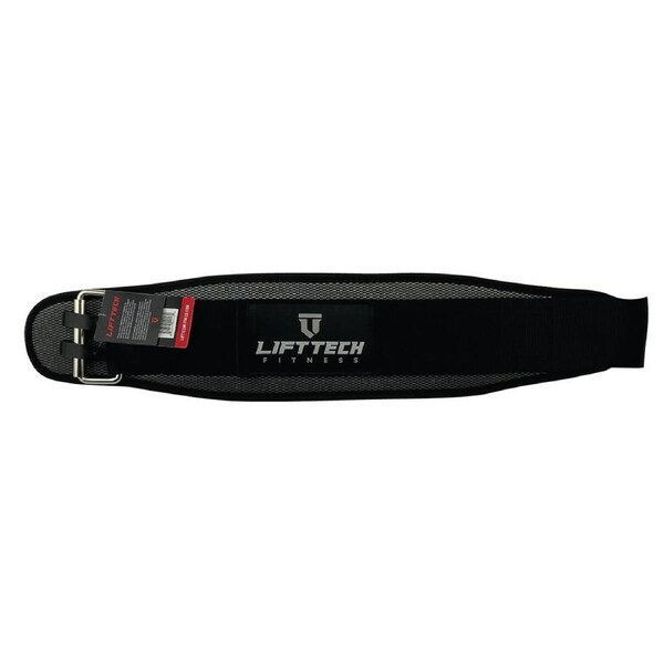 Lifttech Fitness 12.7cm Foam Weightlifting/Gym Waist Belt Back Support Black Small