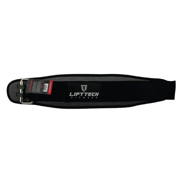 Lifttech Fitness 12.7cm Foam Weightlifting/Gym Waist Belt Back Support Black Large