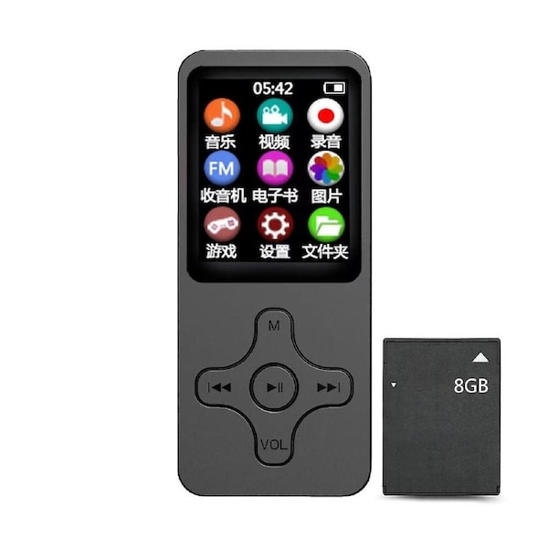 Mini MP3 Player Digital Music Media Player Bluetooth-compatible 8/16/32/64GB