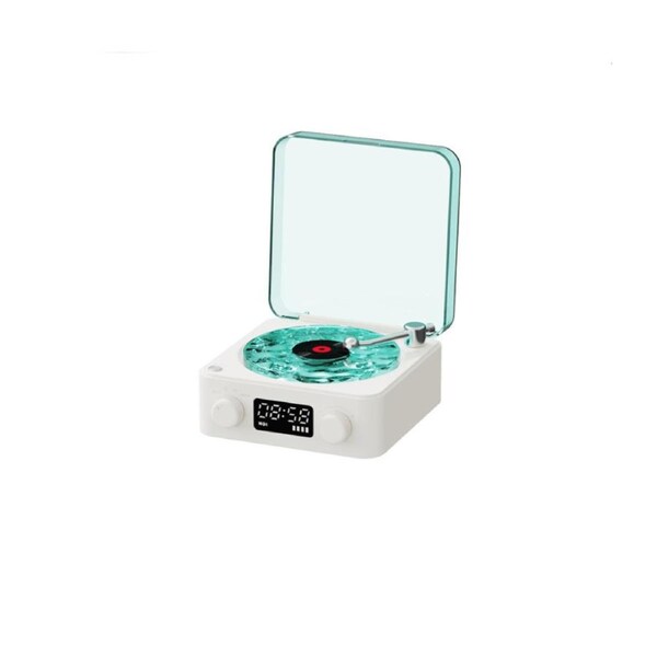 Waves Bluetooth Vinyl Player Vintage Vinyl Record Player Bluetooth Speaker