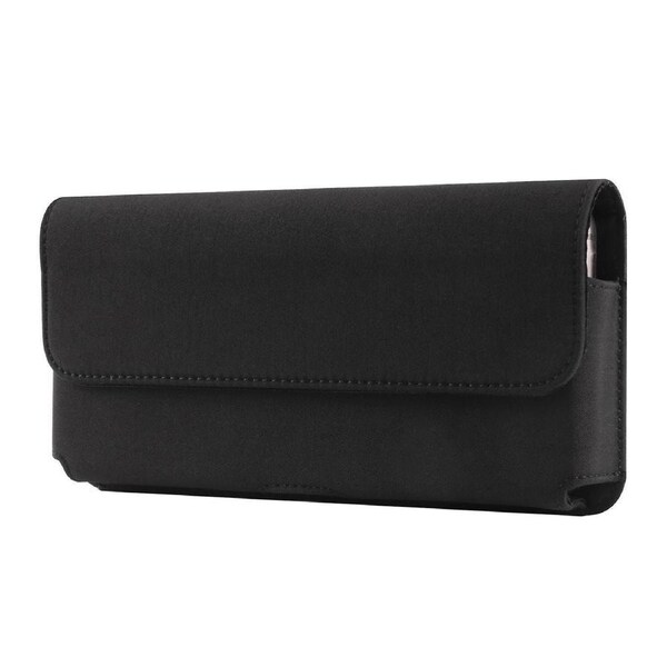 6.1 Inch Phone Holster Magnetic Closure Waist Pack Nylon Waterproof Cell Phone Belt Pouch Case