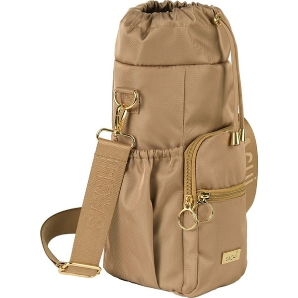 Sachi Crossbody Insulated Bottle Bag - Latte