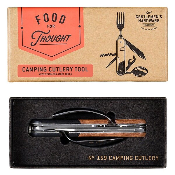 Gentlemen's Hardware - Wooden Camping Cutlery Tool