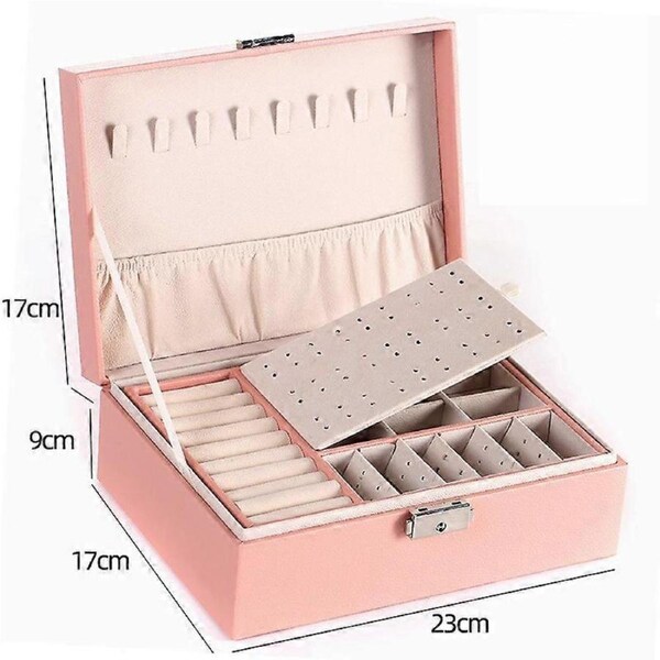 Jewelry Box Women Jewelry Box Travel Pu Leather Jewelry Case Small Jewelry Box, Girl Jewelry Box, Jewelry Storage Box