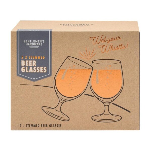 Gentlemen's Hardware - 2 Tulip Beer Glasses