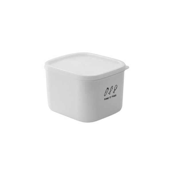Sealed Storage Box with Lid PP Snack Vegetable Fruit Storage Container for Kitchen-M Square