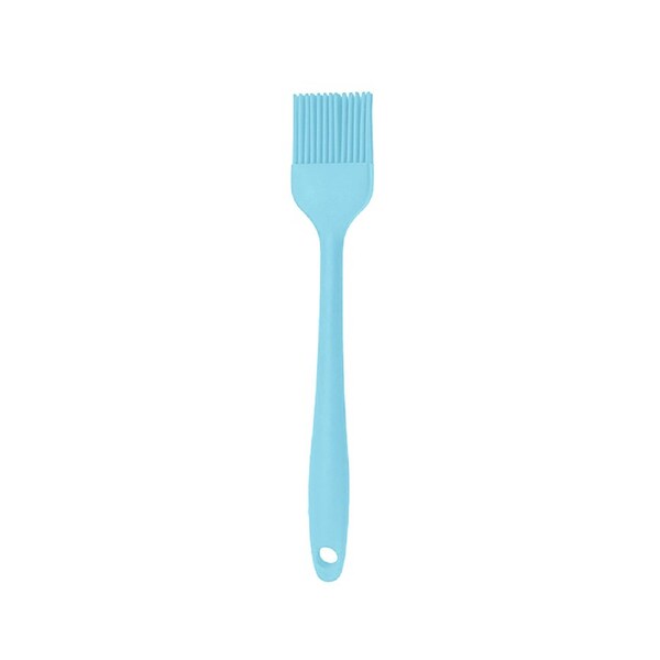 Silicone Cooking Bakeware Bread Pastry Oil BBQ Basting Brush DIY Baking Tool-Blue