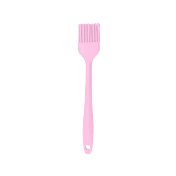 Silicone Cooking Bakeware Bread Pastry Oil BBQ Basting Brush DIY Baking Tool-Pink