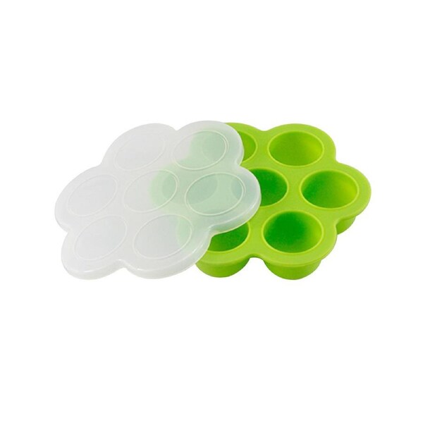 Silicone Weaning Baby Food Silicone Freezer Tray Storage Container BPA Free-Green