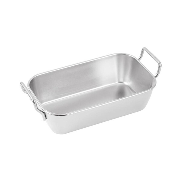 Snack Plate Large Capacity Anti-scalding Stainless Steel Fruit Snacks Chips Food Platter for Daily Use-Silver - Silver