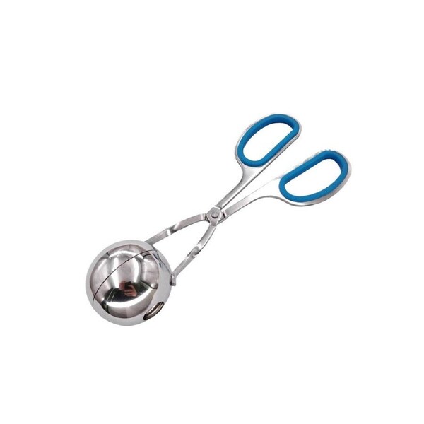 Stainless Steel Non-sticky Meatballs Rice Balls Clip Maker Mold Kitchen Tool-Blue - Blue