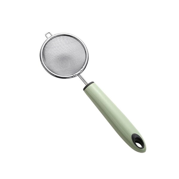 Stainless Steel Oil Filter Screen Flour Sieve Colander Spoon Kitchen Cookware