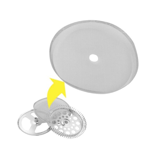 Stainless Steel Reusable Detachable Mesh Filter Home Office Coffee Maker Sheet-C