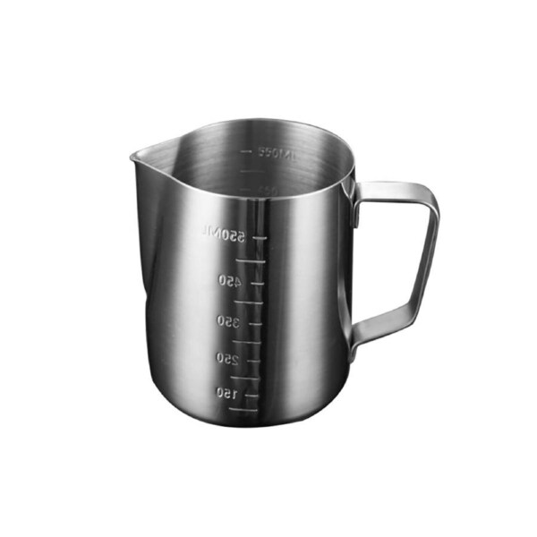 Stainless Steel Sharp Spout Scale Measuring Espresso Coffee Milk Frothing Cup