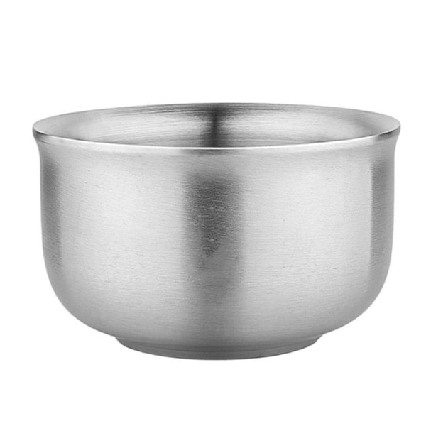 JOYBUY Stainless Steel Double Wall Insulated Round Rice Soup Bowl Kitchen Tableware