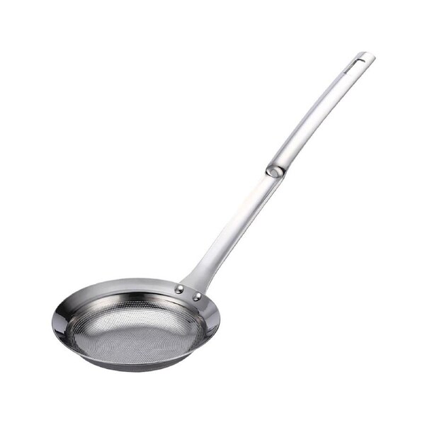 Stainless Steel Fine Mesh Wire Oil Skimmer Strainer Flour Colander Kitchen Spoon