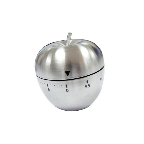 Stainless Steel Fruit Kitchen Timer Manual Mechanical 60 Minutes Cooking Alarm