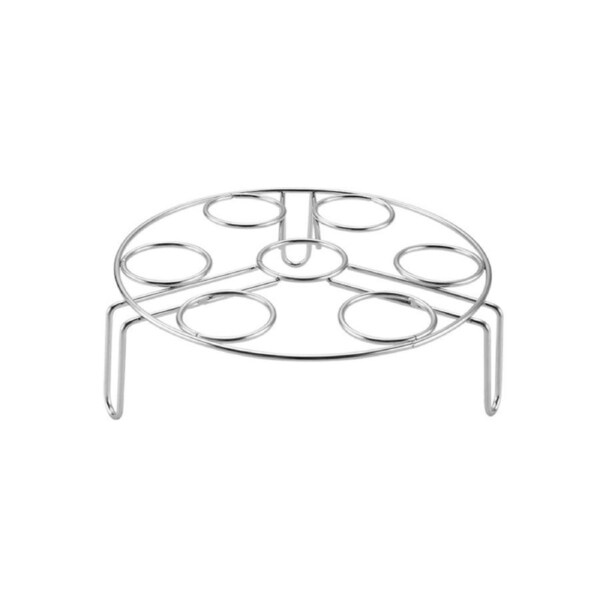 Stackable Egg Steamer Rack Space-saving Stainless Steel Instant Pot Egg Rack for Home-A