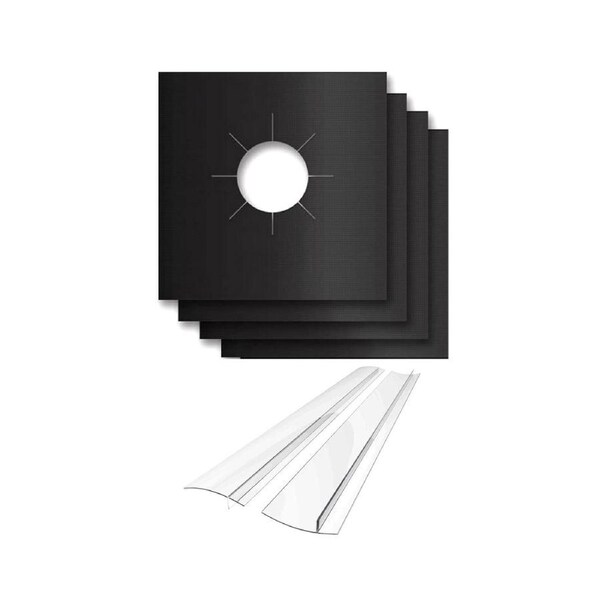 Stove Gap Cover Oilproof Non-stick High Temperature Resistant Universal Counter Cover for Kitchen-Transparent