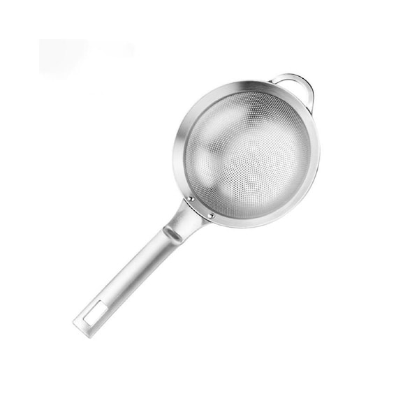 Strainer Household Stainless Steel Superfine Oil Flour Colander with Hook for Home Hotel Kitchen